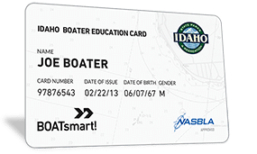 Idaho Boater Education Card