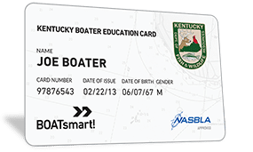 Kentucky Boater Education Card